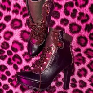 Stylish Black and Brown Women's Boots